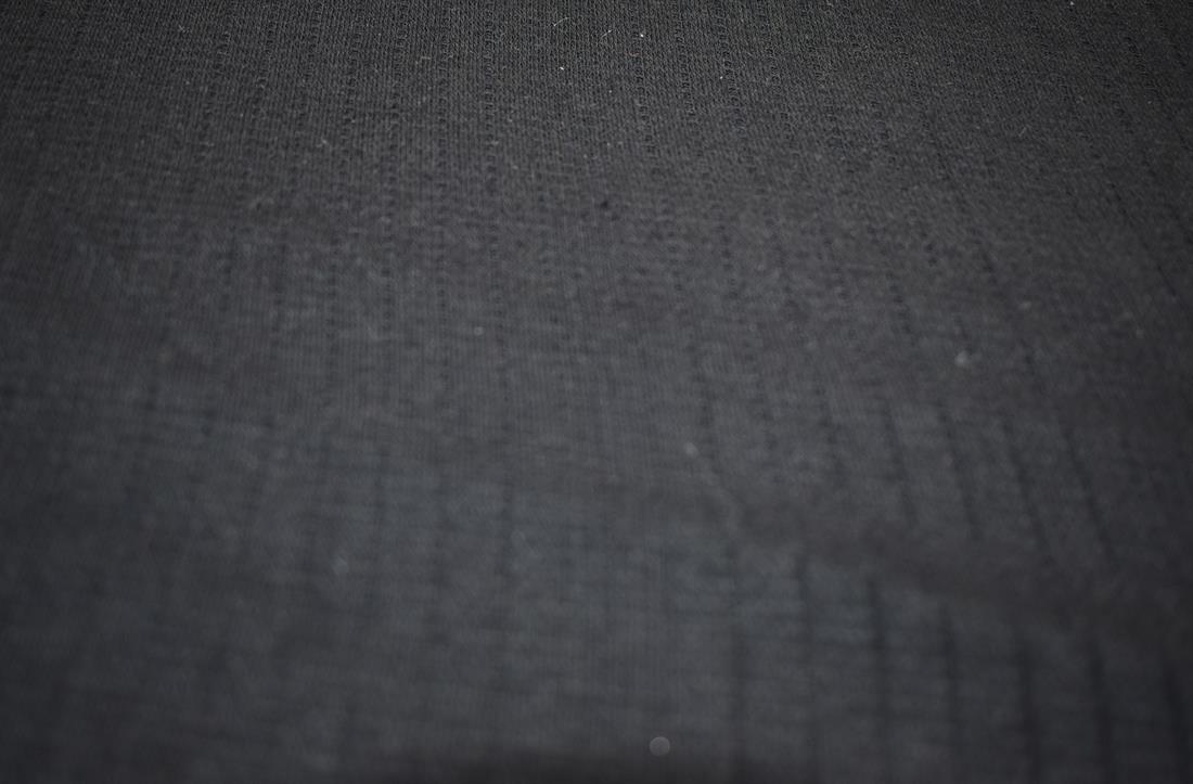 Black Polyester Jersey Fabric