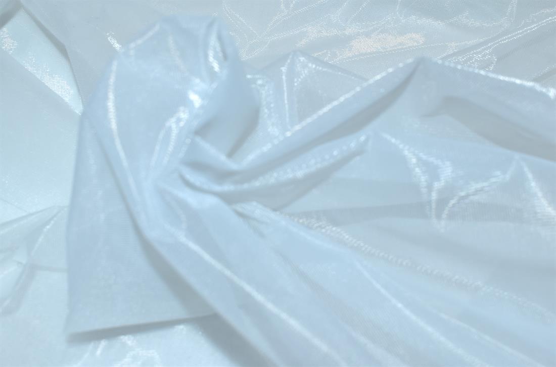 White Plain Polyester Net Fabric