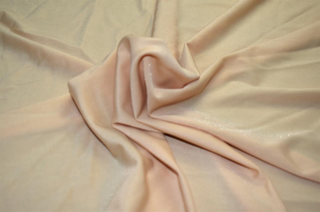 Antique Gold Plain Polyester Jersey Fabric