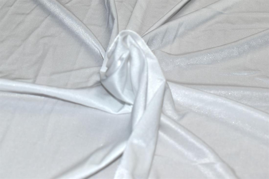 White Plain Polyester Jersey Fabric