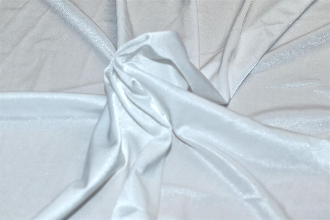 White Plain Polyester Jersey Fabric