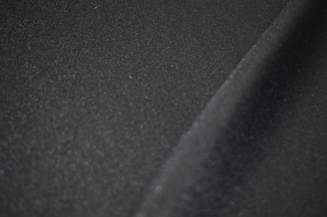 Black Plain Polyester Fabric