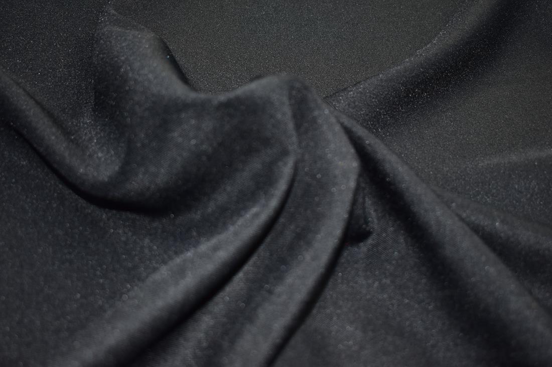 Black Plain Polyester Fabric
