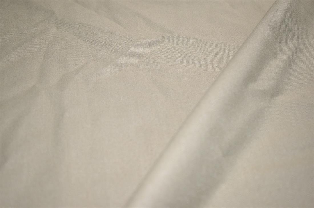 Beige Plain Polyester Fabric