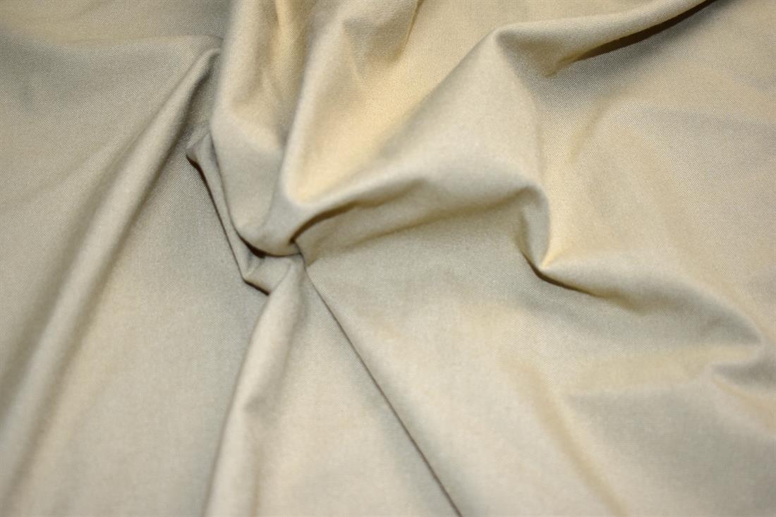 Beige Plain Polyester Fabric