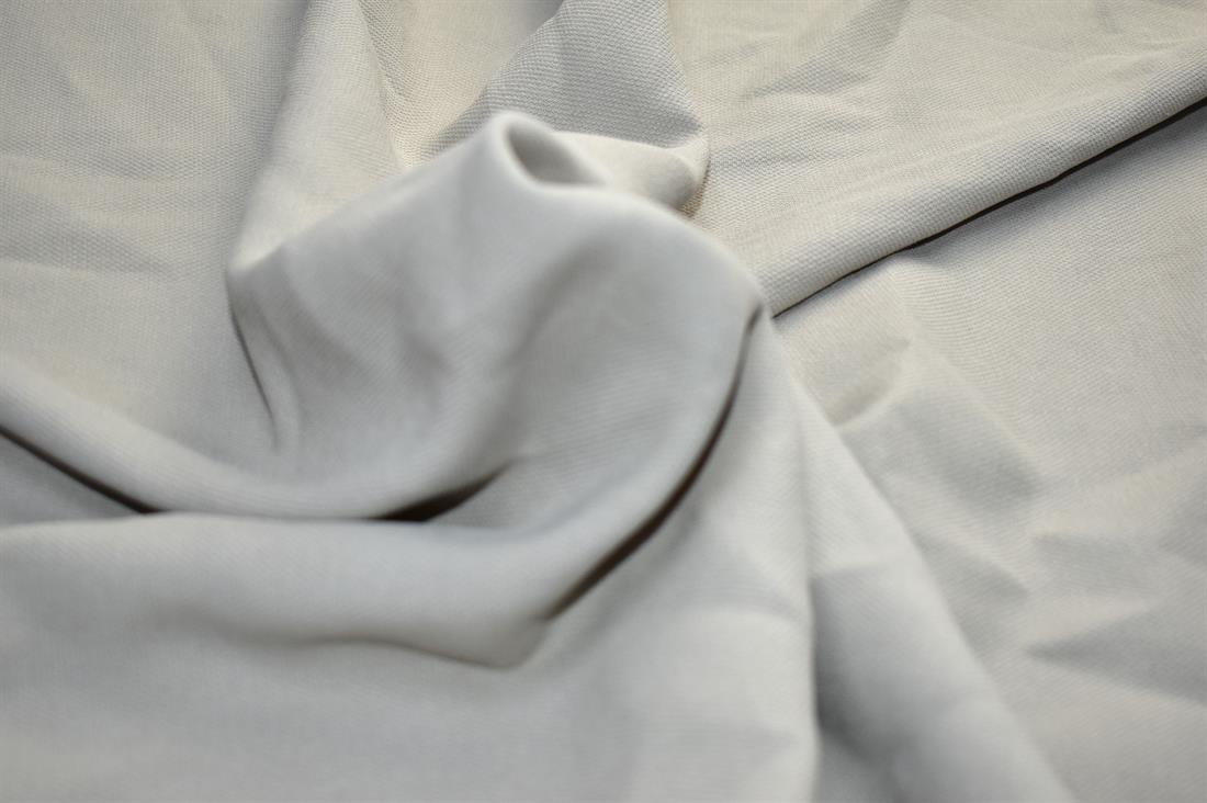 Silver & Grey Plain Polyester Fabric