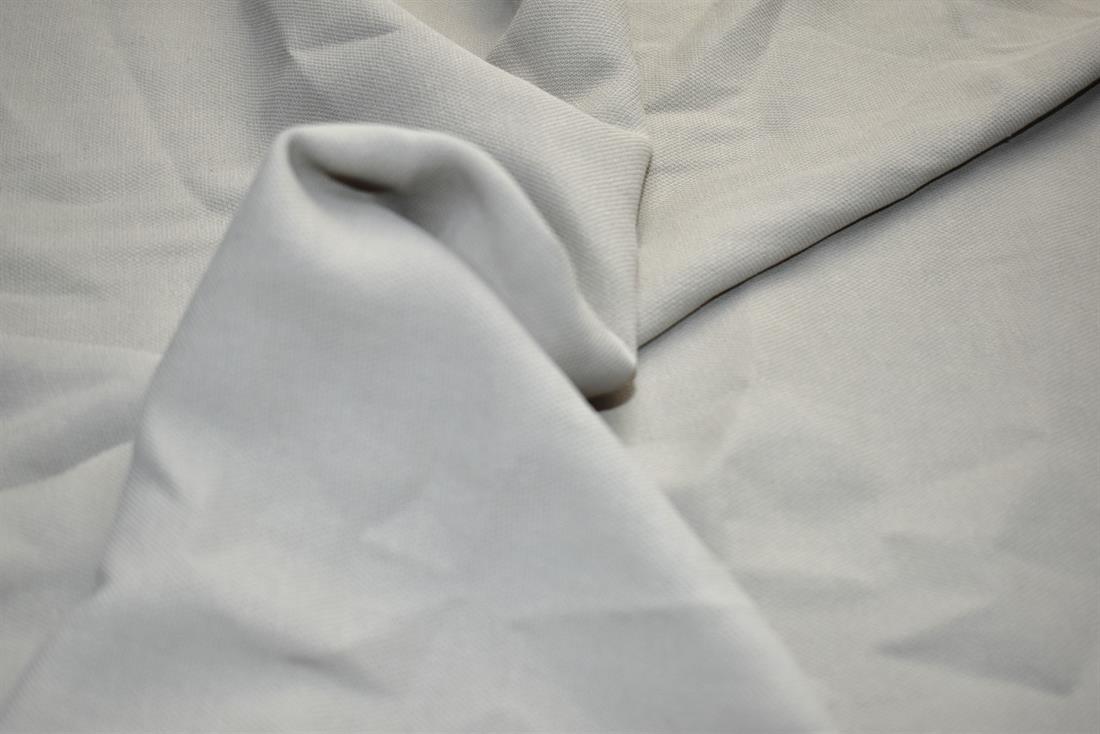 Silver & Grey Plain Polyester Fabric