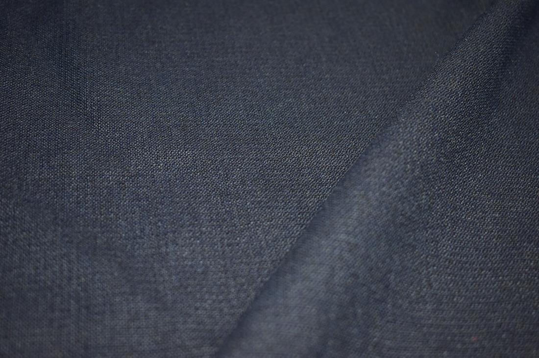 Navy Plain Polyester Fabric