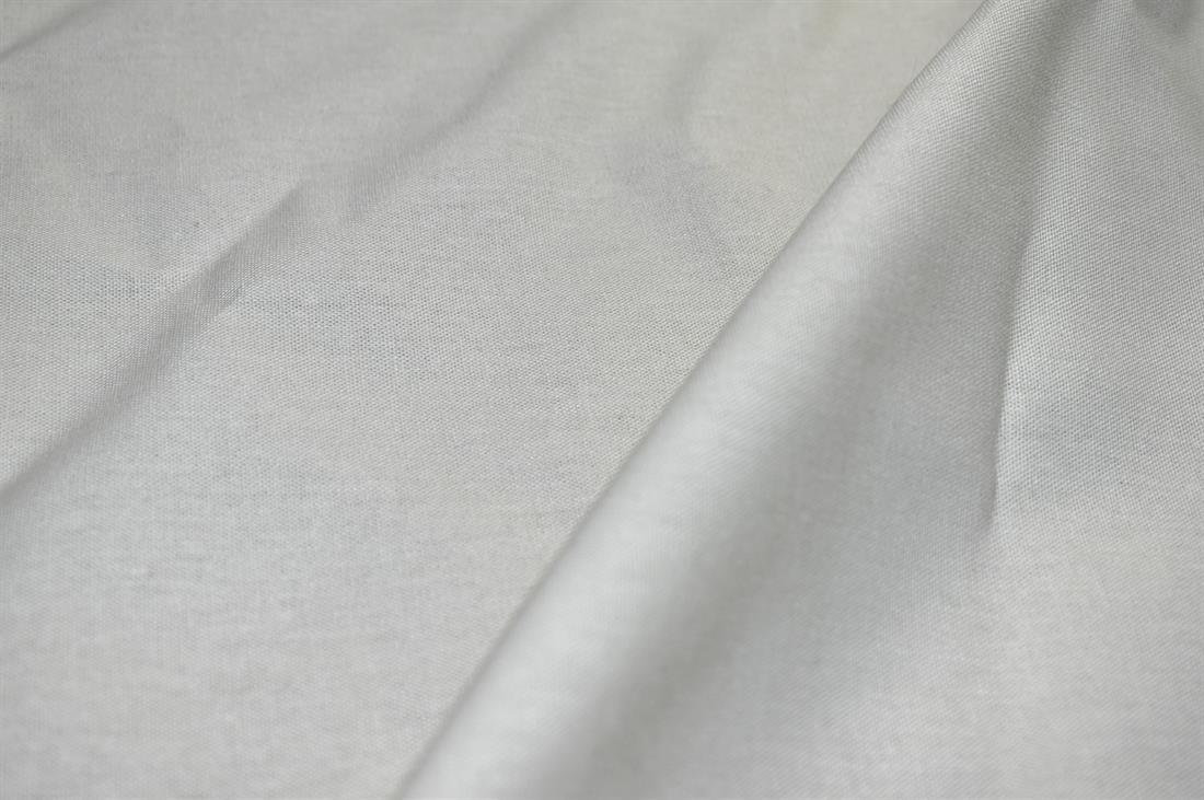 Cream Plain Polyester Fabric