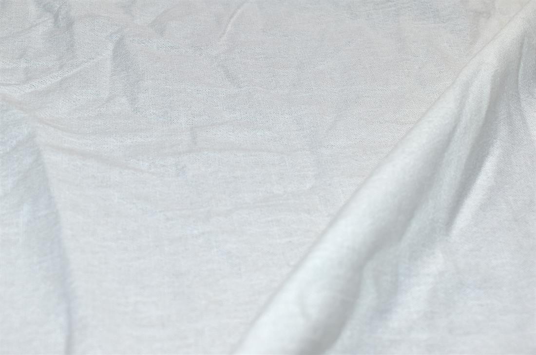 Ivory Plain Polyester Fabric