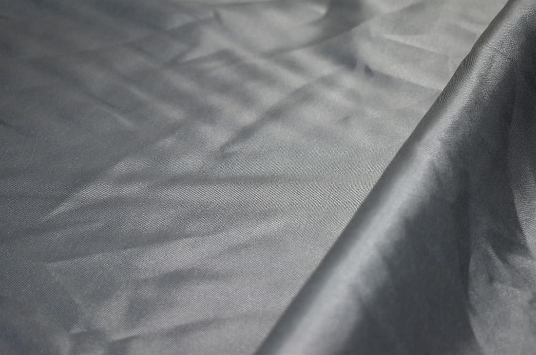 Charcoal Plain Polyester Lightweight Fabric