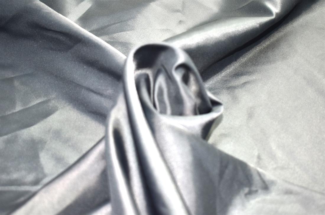 Charcoal Plain Polyester Lightweight Fabric