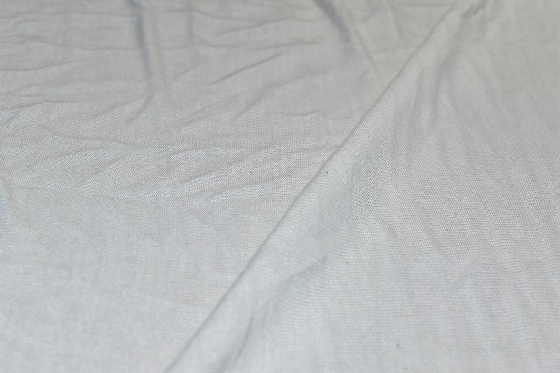 Cream Plain Polyester Jersey Fabric