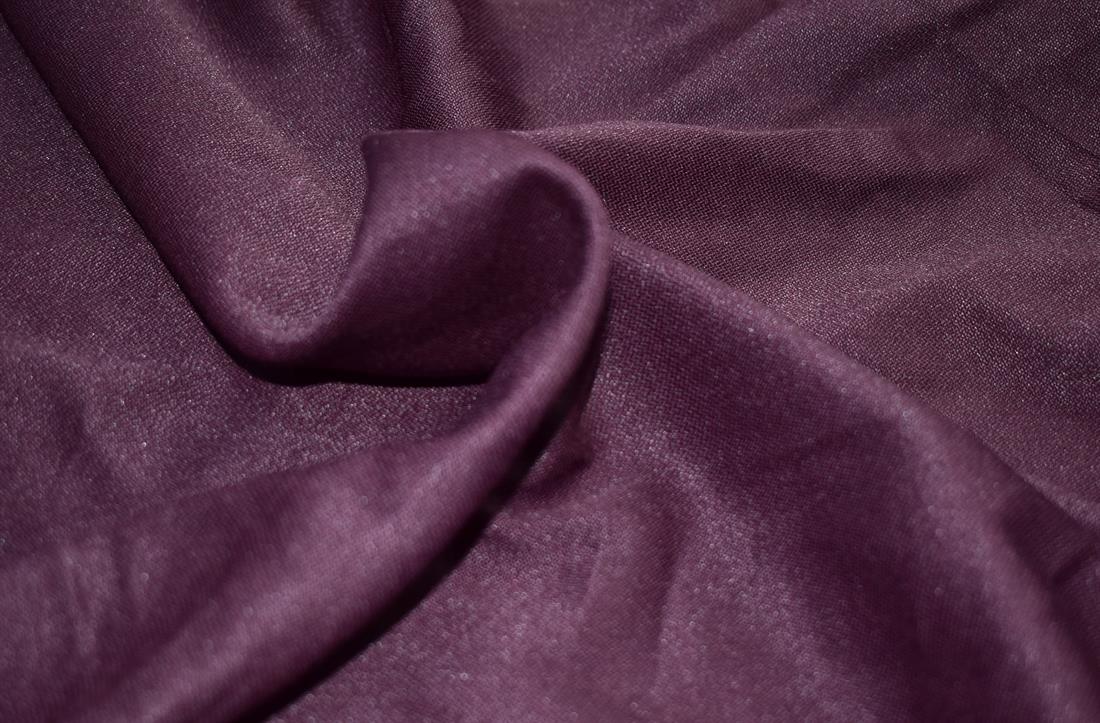 Burgandy Plain Polyester Fabric
