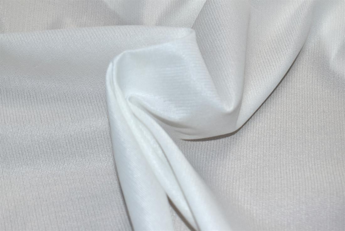 Off White Polyester Fabric