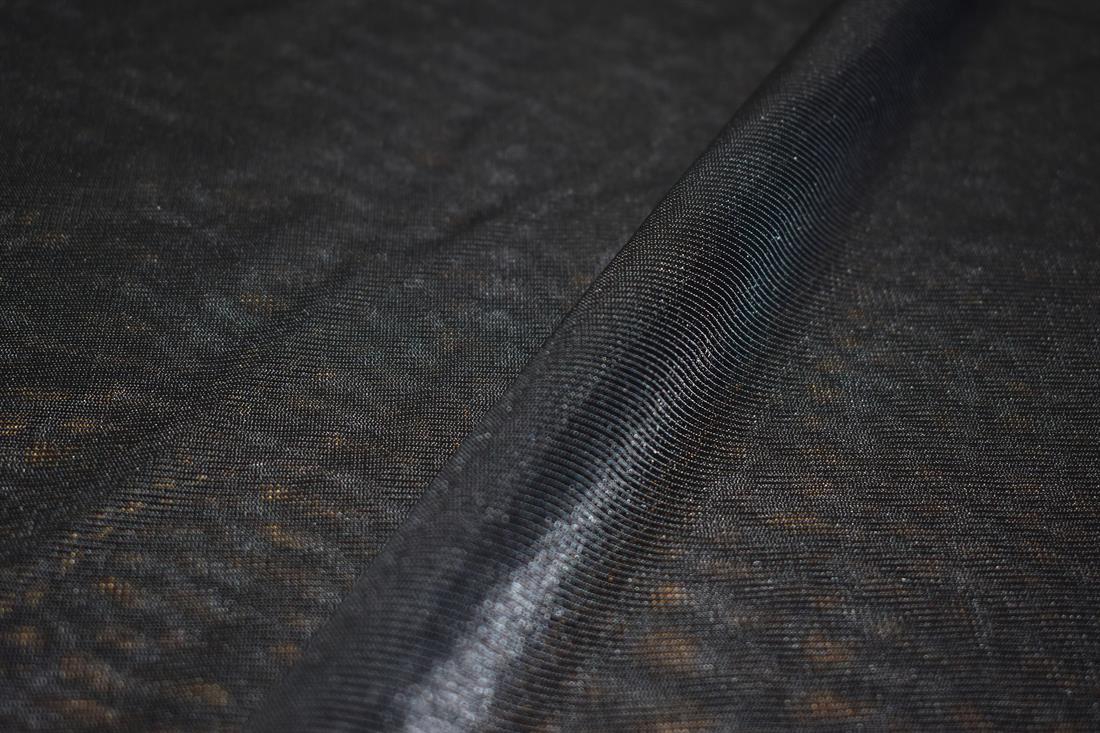 Black Plain Polyester Nylon Fabric