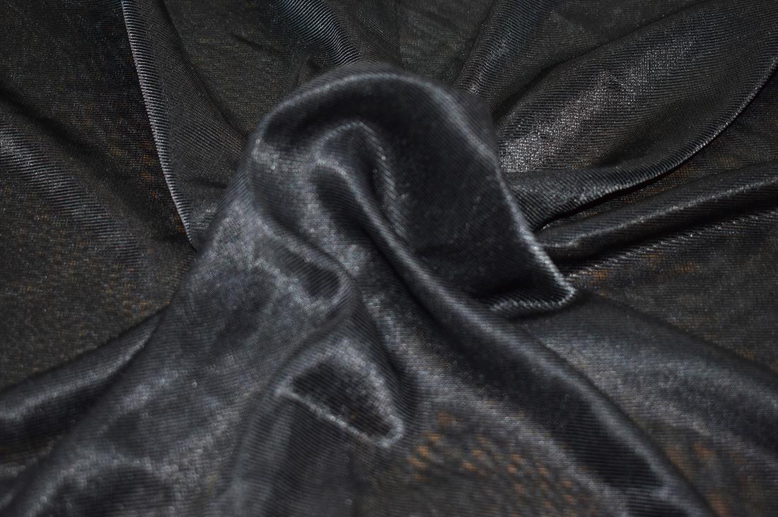 Black Plain Polyester Nylon Fabric