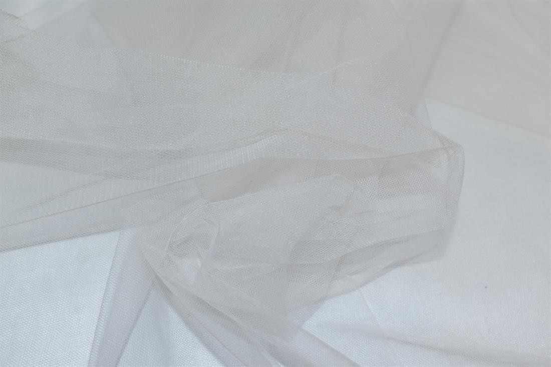 Light Peach Polyester Net Fabric