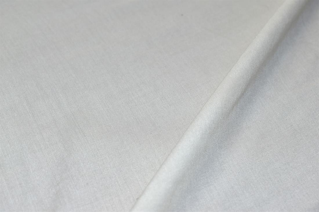 Cream Plain Polyester Fabric