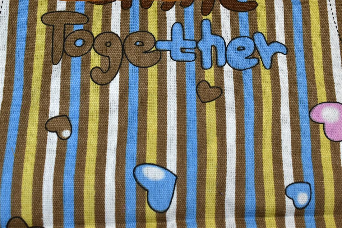 Brown Printed Canvas Fabric