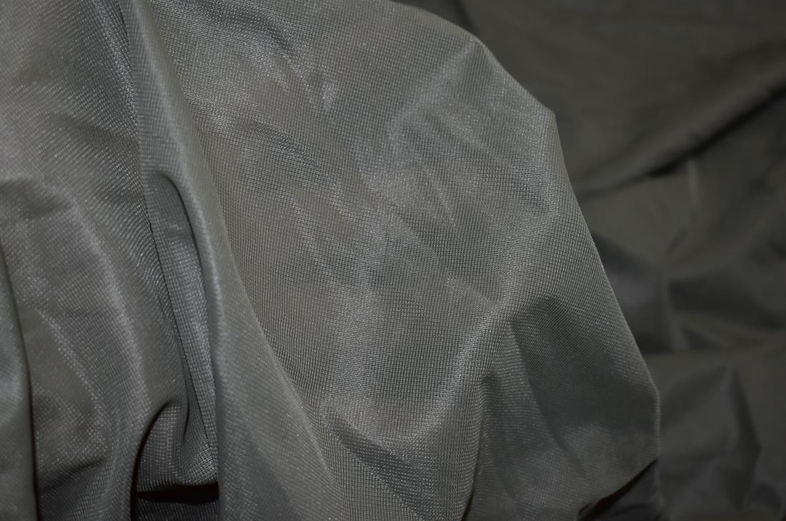 Dark Grey Plain Polyester Fabric
