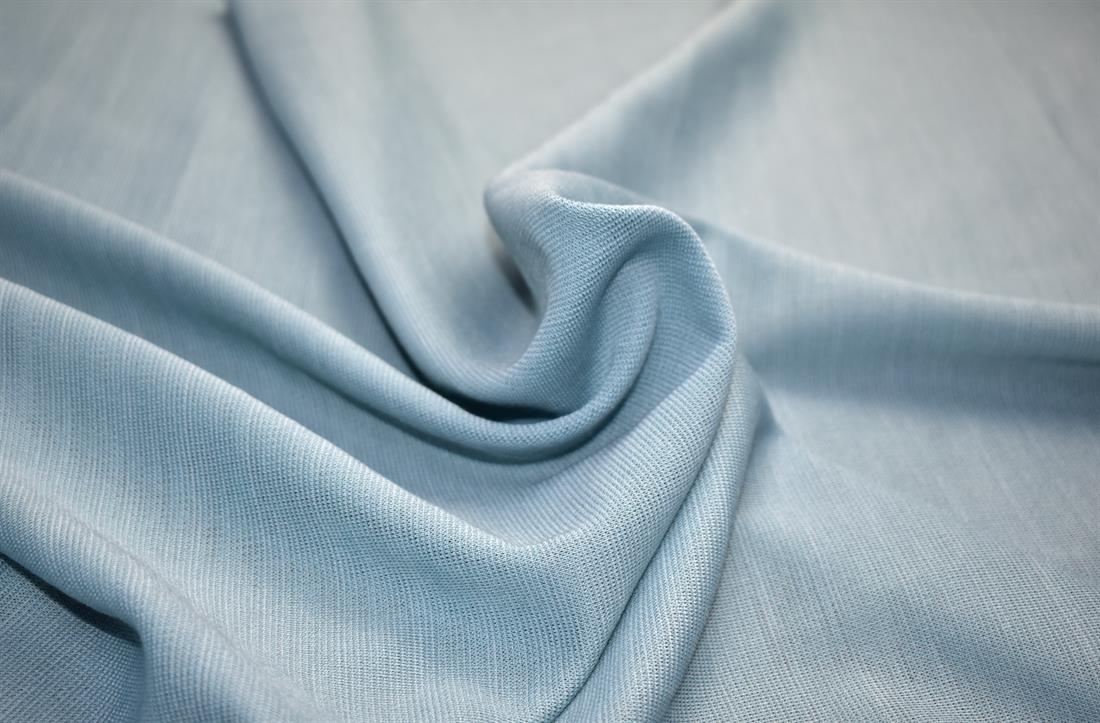 Pale Blue Polyester Jersey Fabric