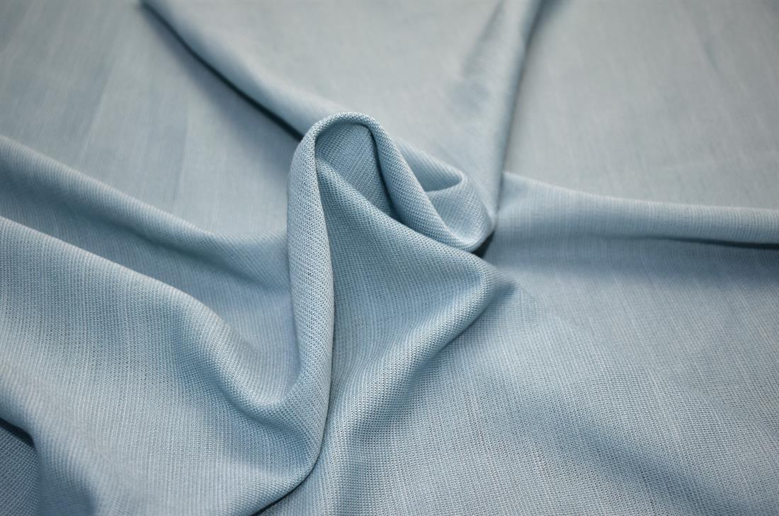 Pale Blue Polyester Jersey Fabric