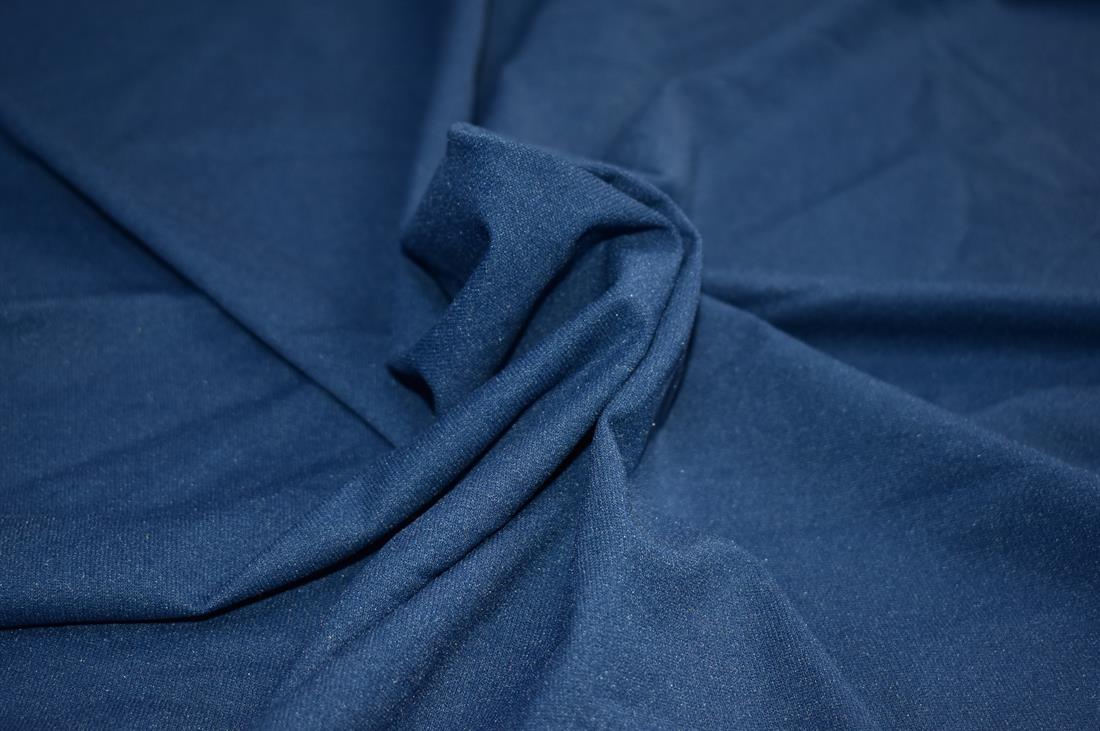 Navy Plain Polyester Lightweight Jersey Fabric