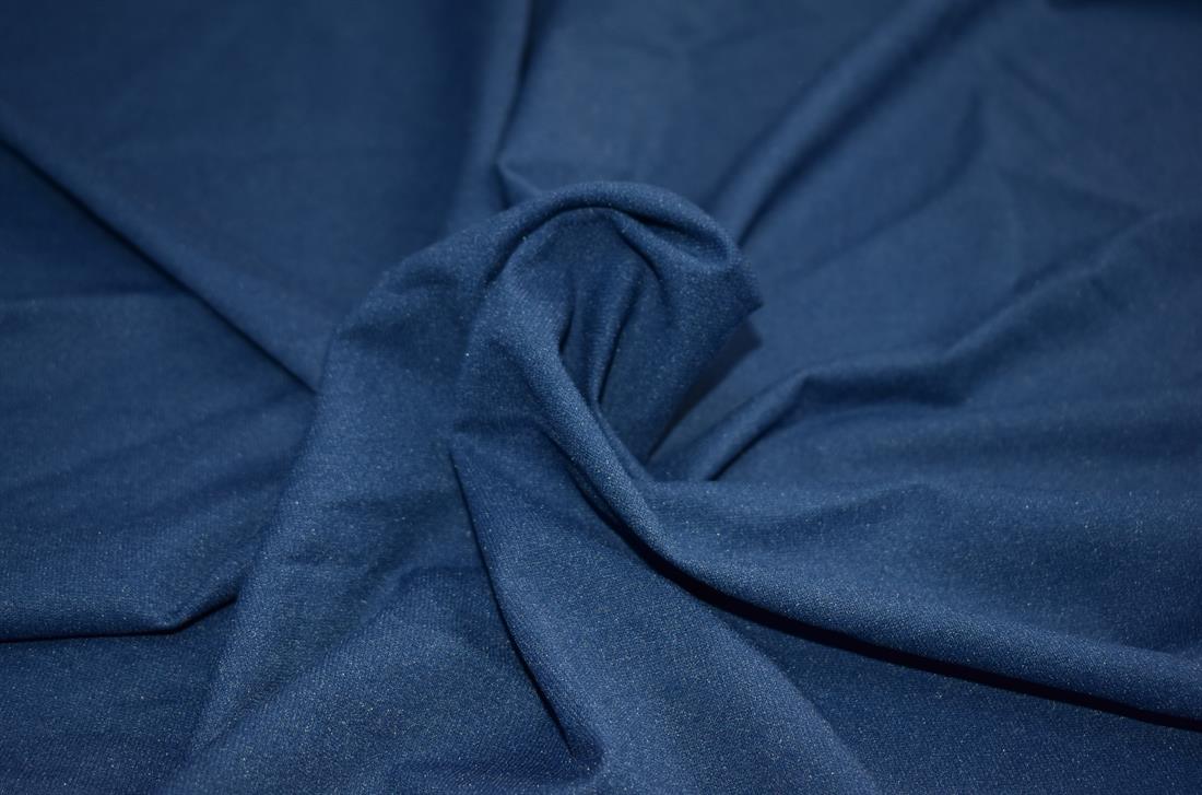 Navy Plain Polyester Lightweight Jersey Fabric