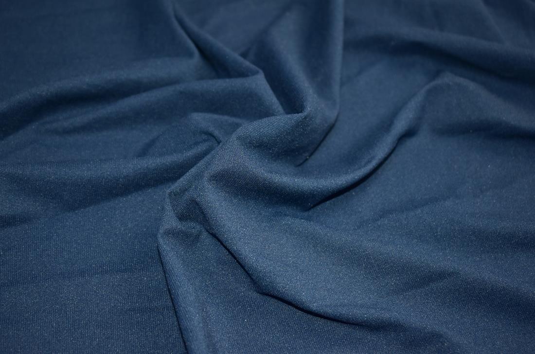 Navy Plain Polyester Lightweight Jersey Fabric
