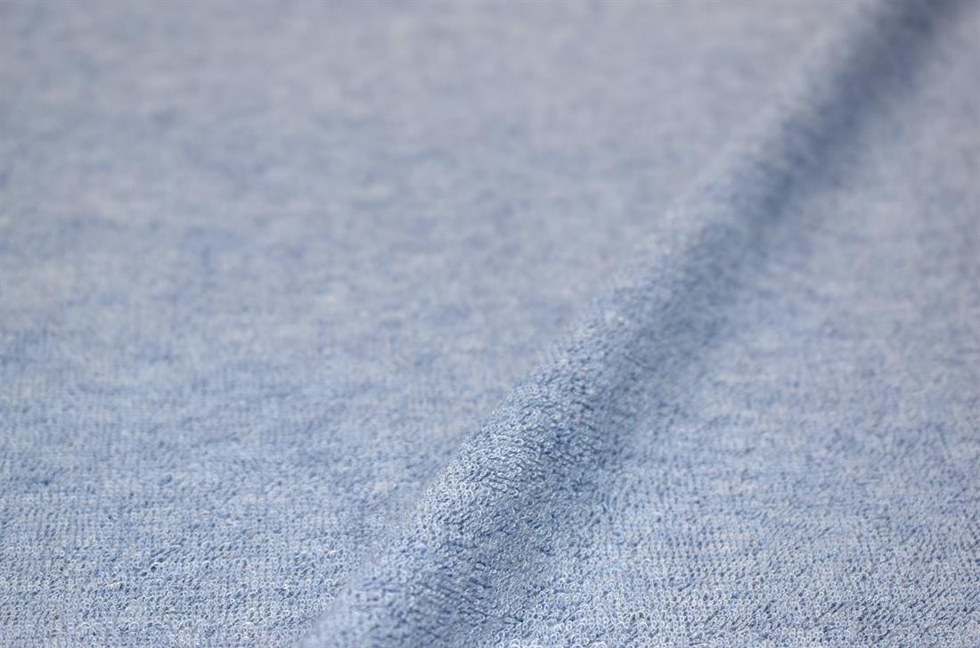 Blue Plain Polyester Jersey Fabric