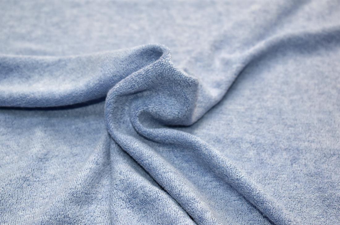 Blue Plain Polyester Jersey Fabric