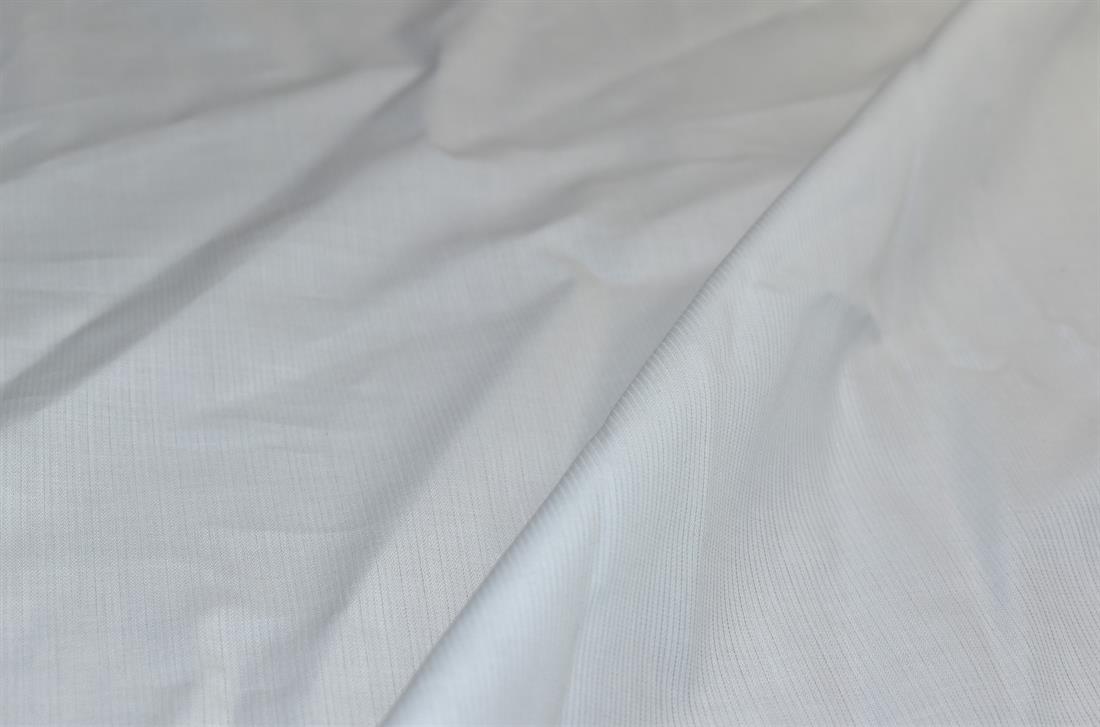 White Plain Polyester Cotton Fabric