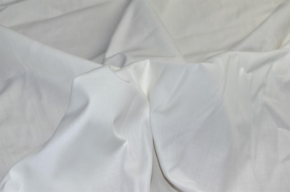 White Plain Polyester Cotton Fabric