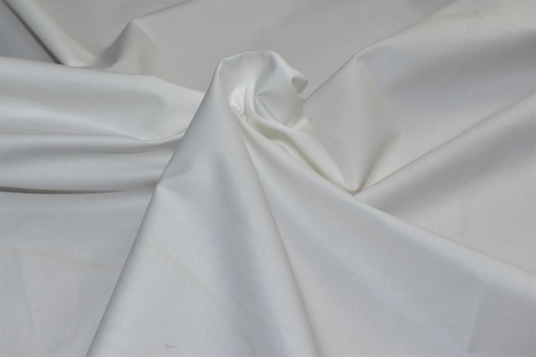 White Plain Polyester Fabric
