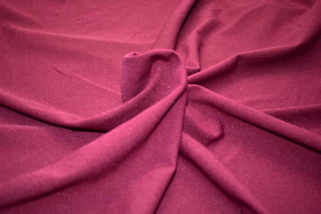 Wine Plain Polyester Jersey Fabric