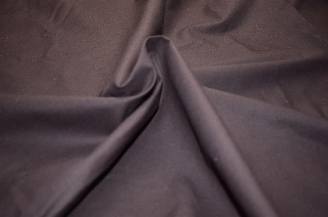 Chocolate Brown Plain Polyester Fabric Material