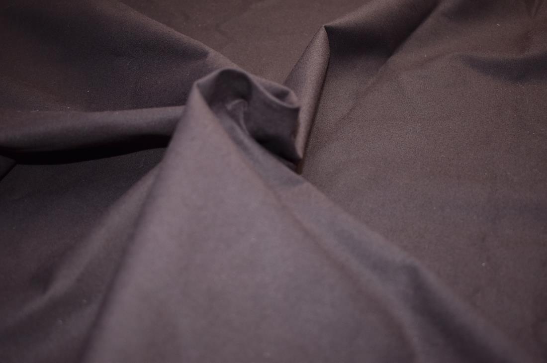 Chocolate Brown Plain Polyester Fabric Material
