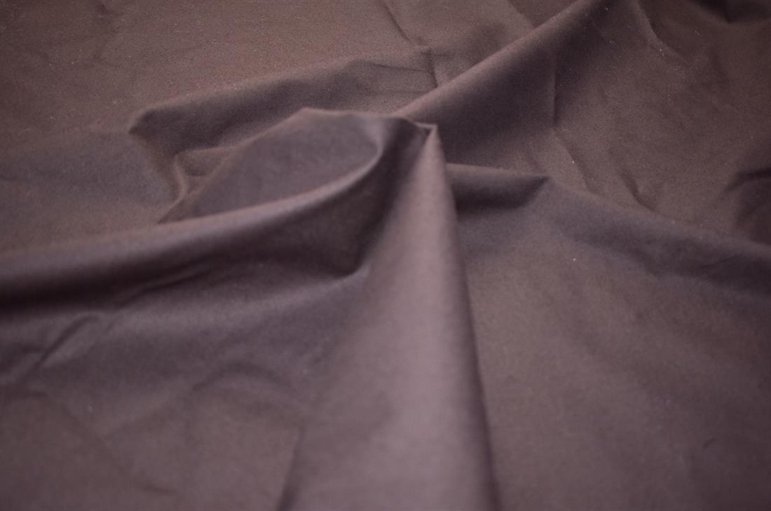 Chocolate Brown Plain Polyester Fabric Material