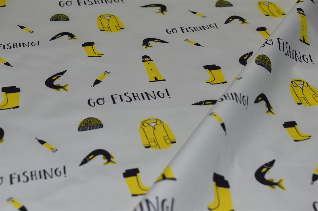 Cream Plain Polyester Cotton Fabric Material