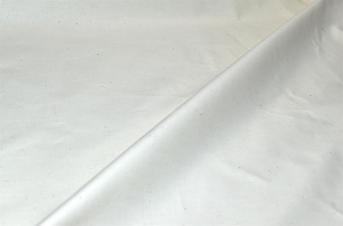 Cream Plain Polyester Cotton Fabric Material