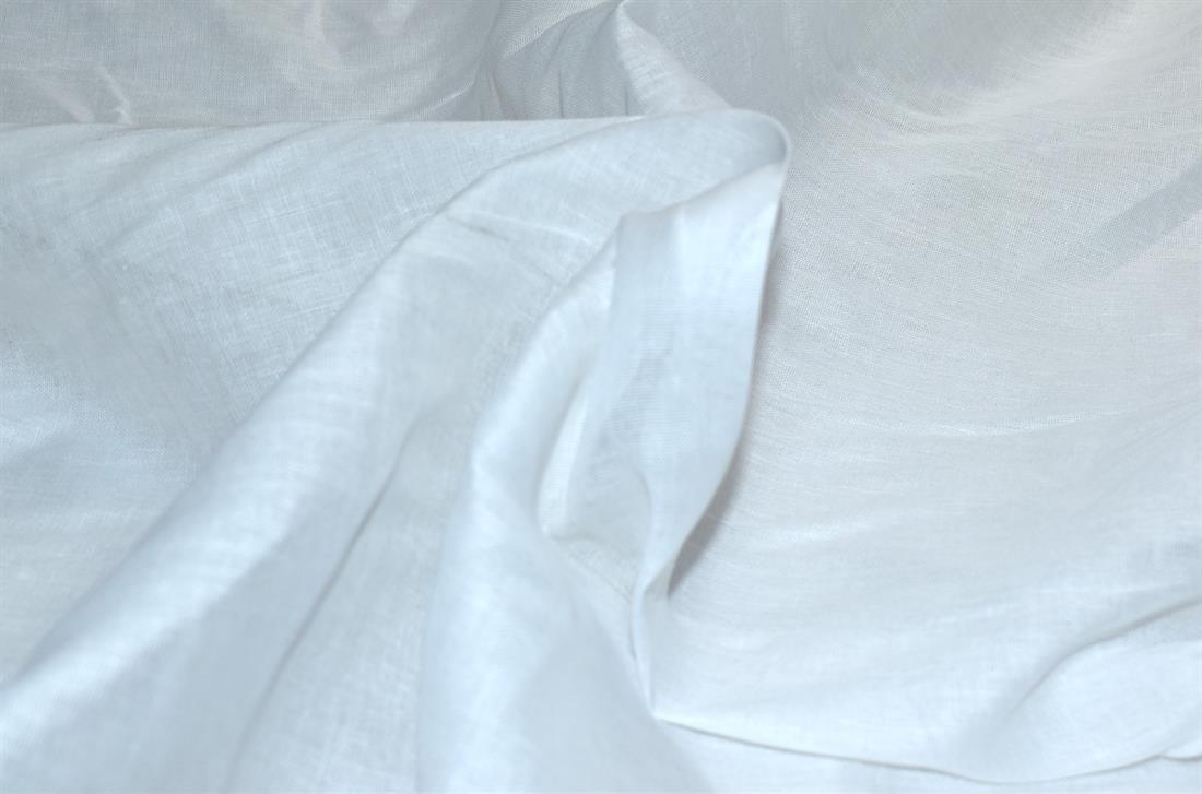 Off White Plain Polyester Muslin