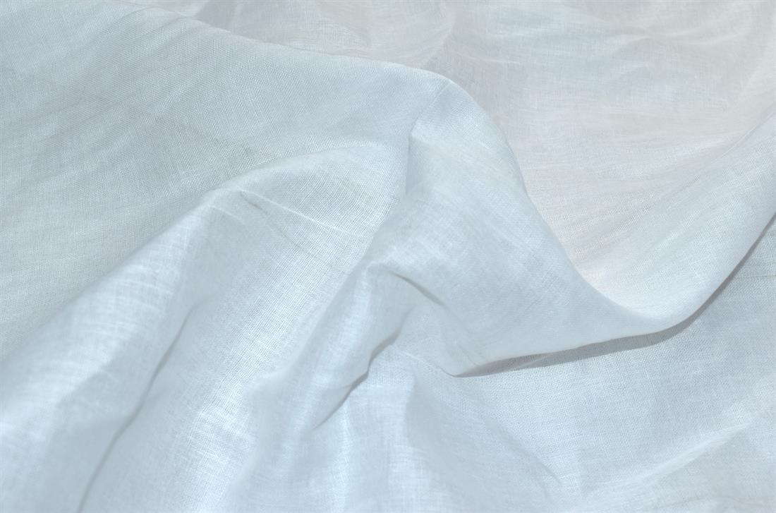 Off White Plain Polyester Muslin
