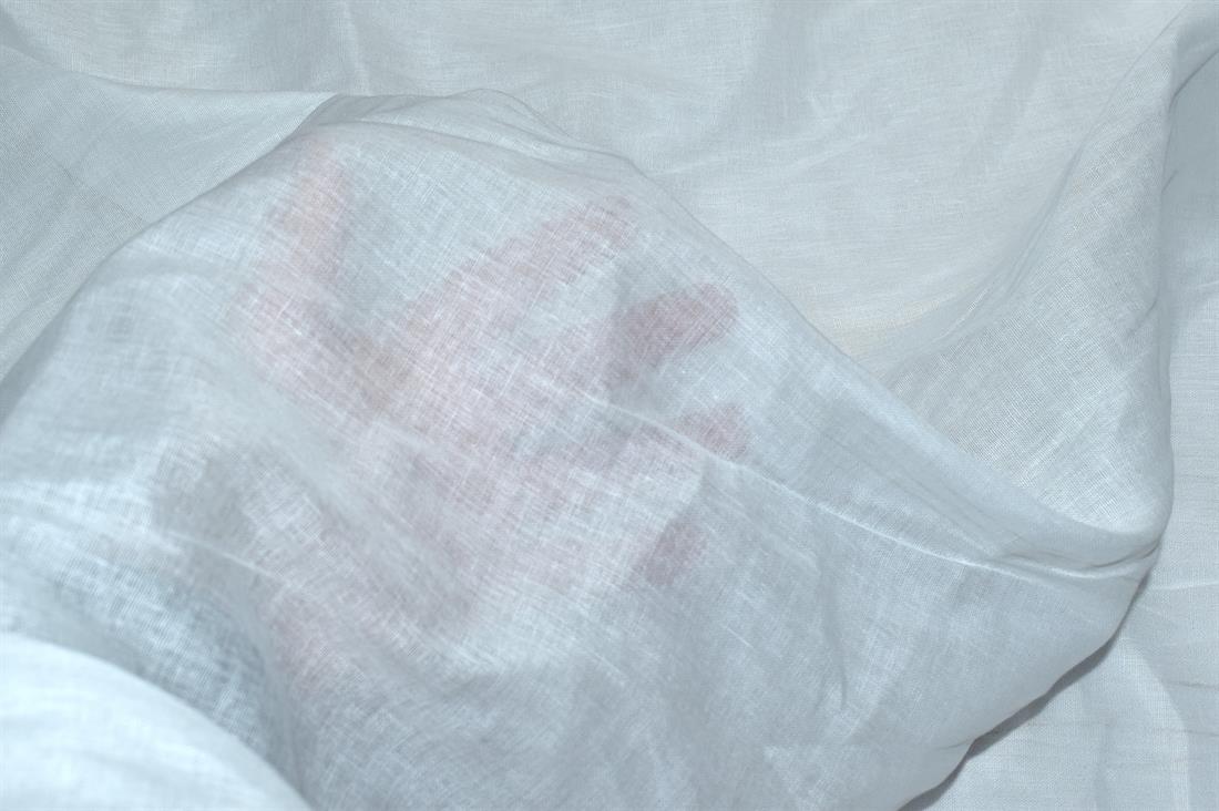 Off White Plain Polyester Muslin