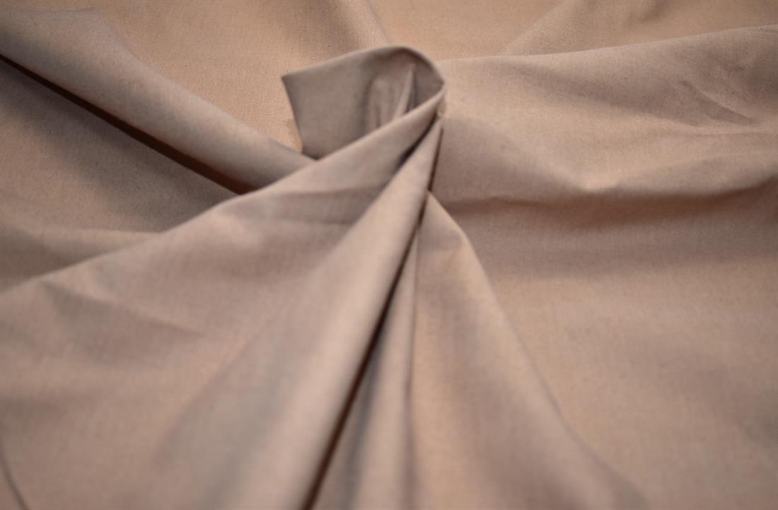 Light Brown Plain Polyester Fabric Material