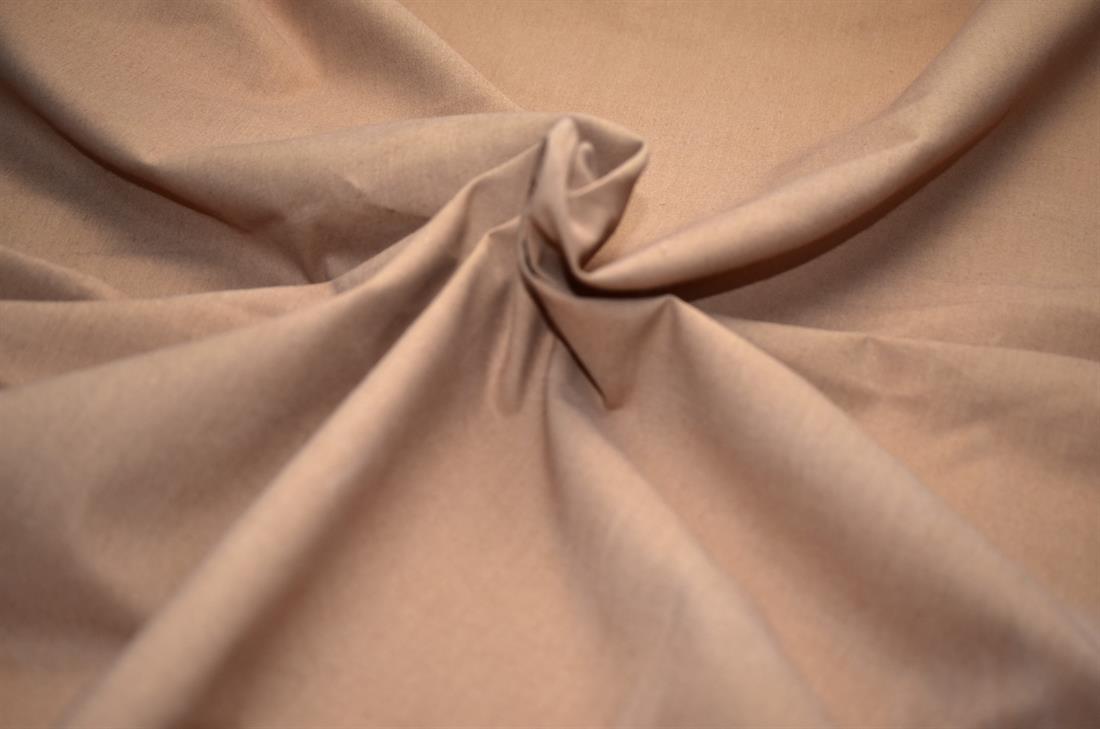 Light Brown Plain Polyester Fabric Material
