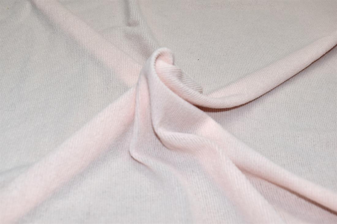 Light Peach Plain Lightweight Polyester Jersey Fabric