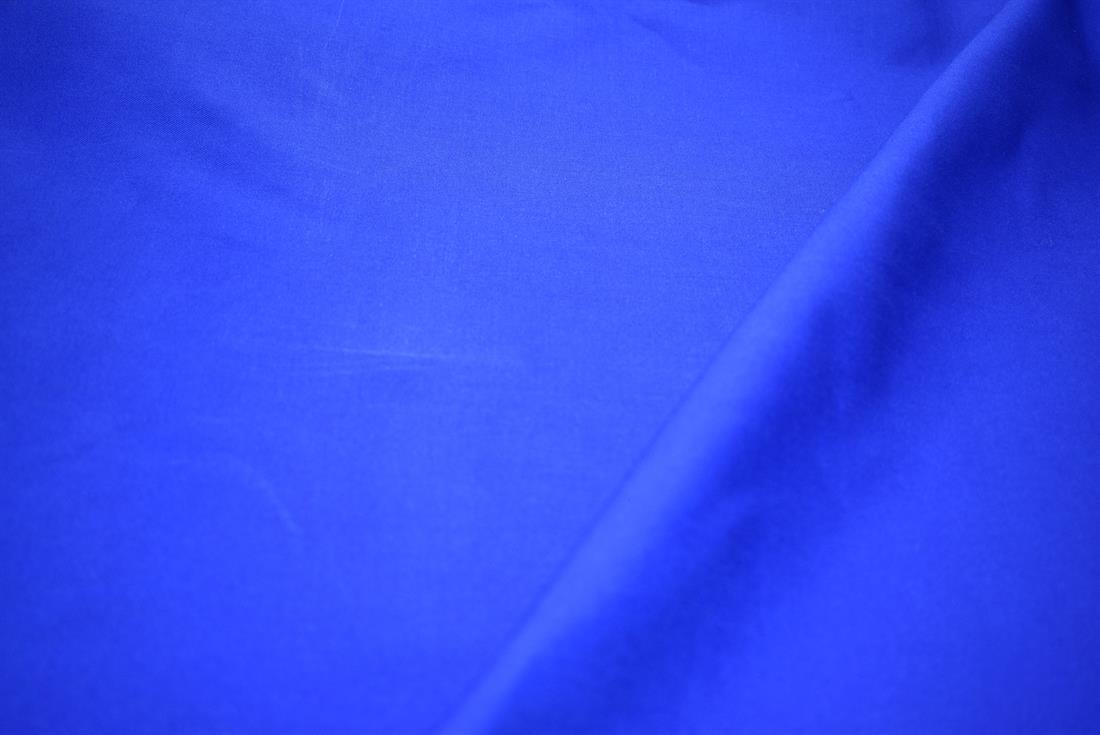 Royal Blue Plain Polyester Cotton Drill Fabric