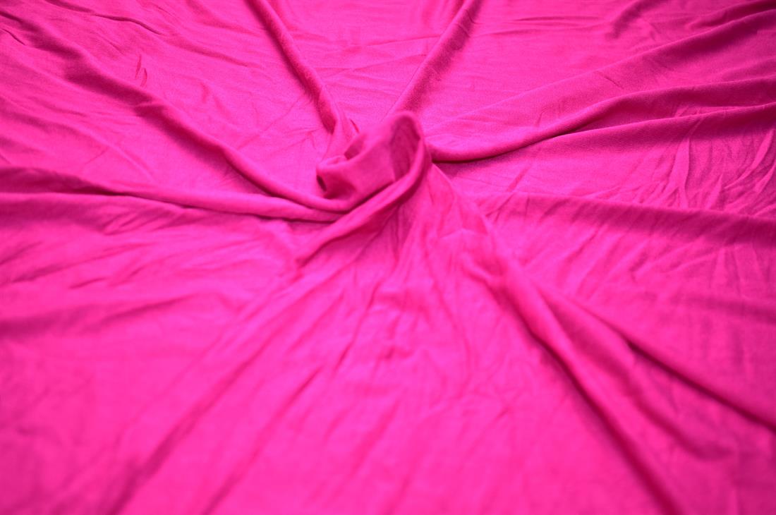 Cerise Plain Polyester Jersey Fabric