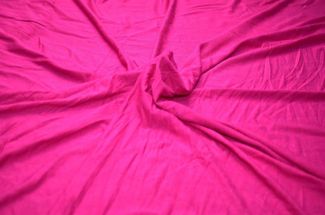 Cerise Plain Polyester Jersey Fabric